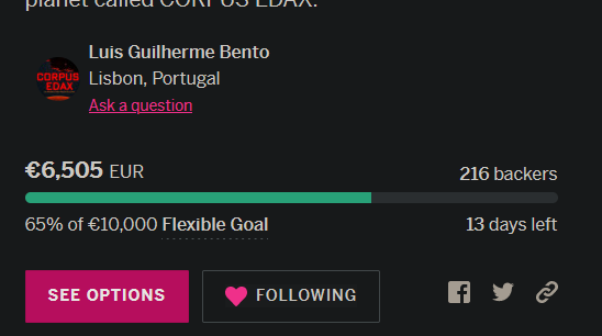 EpicMcDude's tweet photo. We have reached 65% on the IGG campaign!!
There's only one thing left to say...

THANK YOU!! All 216 of you, holy shit! And thank you for sharing and spreading the word! 

If you have an uncle with deep pockets well hey, throw 'em this link.
https://t.co/ycPBQKrFLA https://t.co/CsicD5bxga