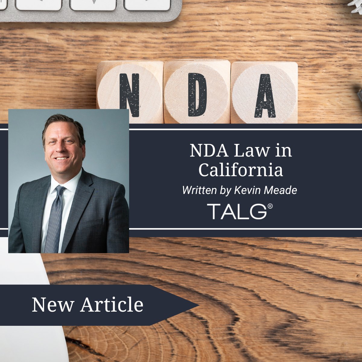 This article by Kevin Meade discusses the laws surrounding NDAs in California: bit.ly/3LgqjQT

Our team of attorneys regularly assists clients with these issues, so if you have concerns about an NDA please contact us today.

#NDA #NonDisclosureAgreement #CaliforniaLaw