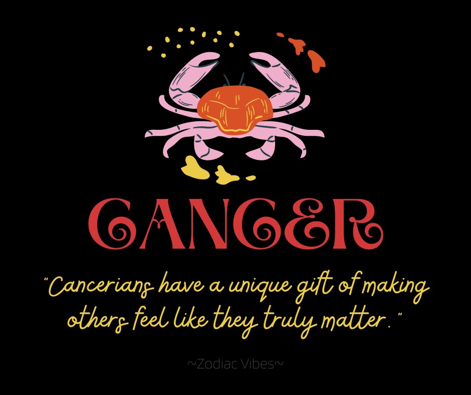 Zodiacvibes4all's tweet photo. "Cancerians have a unique gift of making others feel like they truly matter"
#astrology #zodiacsigns #CancerTraits #CancerPersonality #CancerCharacteristics
#CancerHoroscope #CancerSeason #CancerZodiac #CancerEnergy #CancerVibes
#CancerPower #CancerStrengths https://t.co/enH9nc0jZs