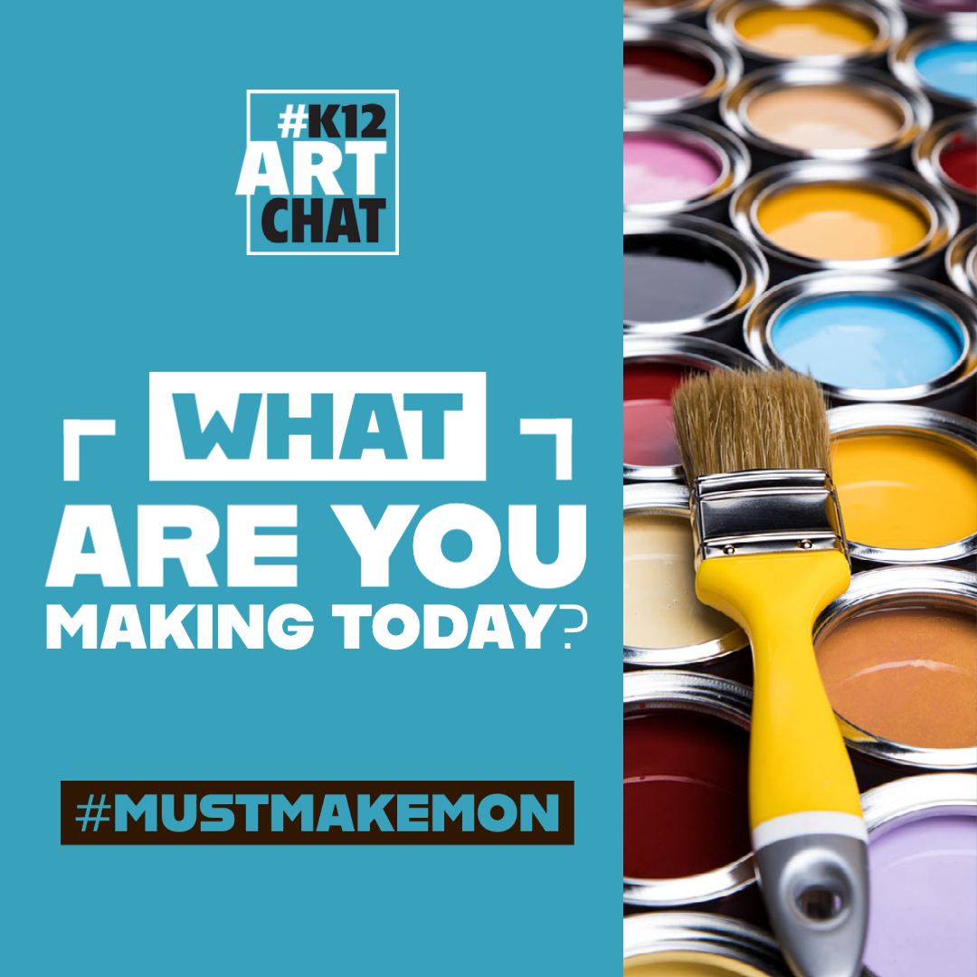 GrundlerArt's tweet photo. Share what you & your students are working on today using #MustMakeMon #K12ArtChat @SchoolArts https://t.co/AONXdAtEEf
