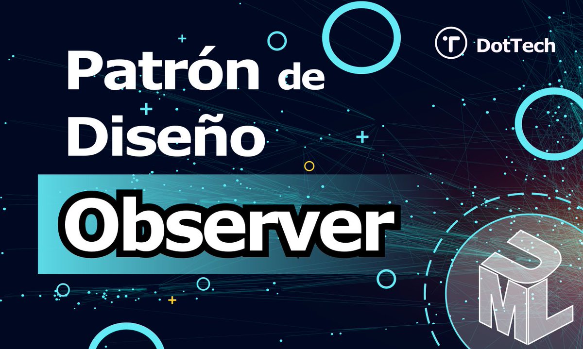 ¿Quieres conocer cómo funciona el patrón de diseño Observable? Pues no puedes perderte nuestro nuevo vídeo donde se ve desde teoría hasta dos ejemplos completos!

¡ Feliz semana ! 💛

🔗mtr.cool/uxeicevzdp

#100daysofcode #typescript #cleancode #designpatterns #javascript