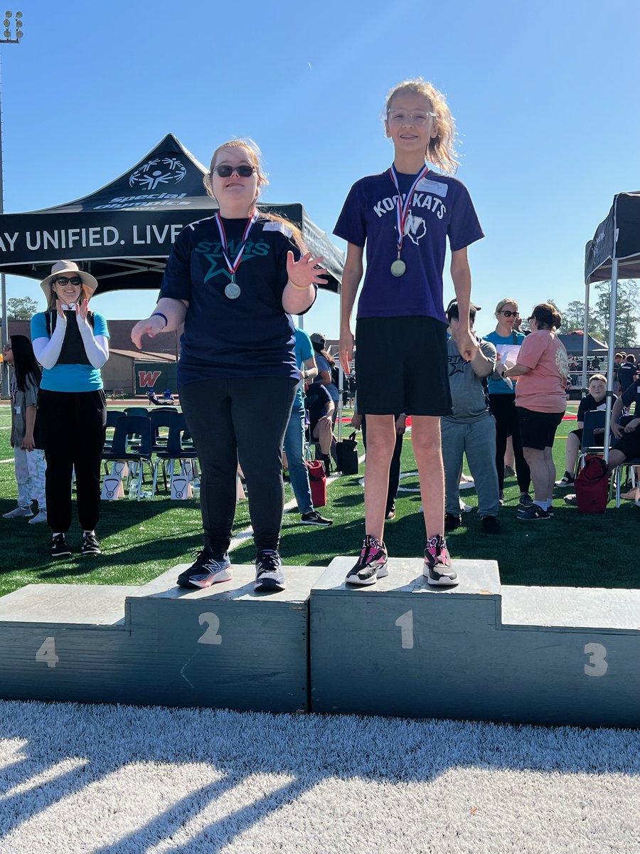 WISDBrabham's tweet photo. One of our 7th graders, Addison Boyd competed in the unified track and field meetโSpecial Olympics this past Saturday. She got 1st in both of her events (25m run and standing long jump.) Making Brabham and @WillisSchools proud. @vejohnson18 @kella_price #ExcellenceObserved https://t.co/gAMZSt24uP