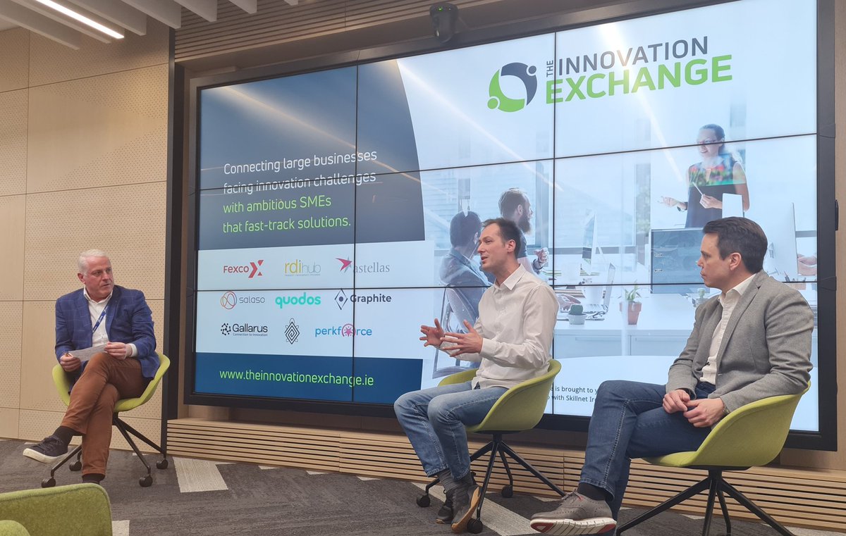 Interesting conversation relating to  the Innovation Exchange and how it can link Corporates and SMEs. Thanks to <a href="/RDIhubIreland/">RDI Hub</a> for hosting and <a href="/NormaFoleyTD1/">Norma Foley T.D</a> for opening the event.
