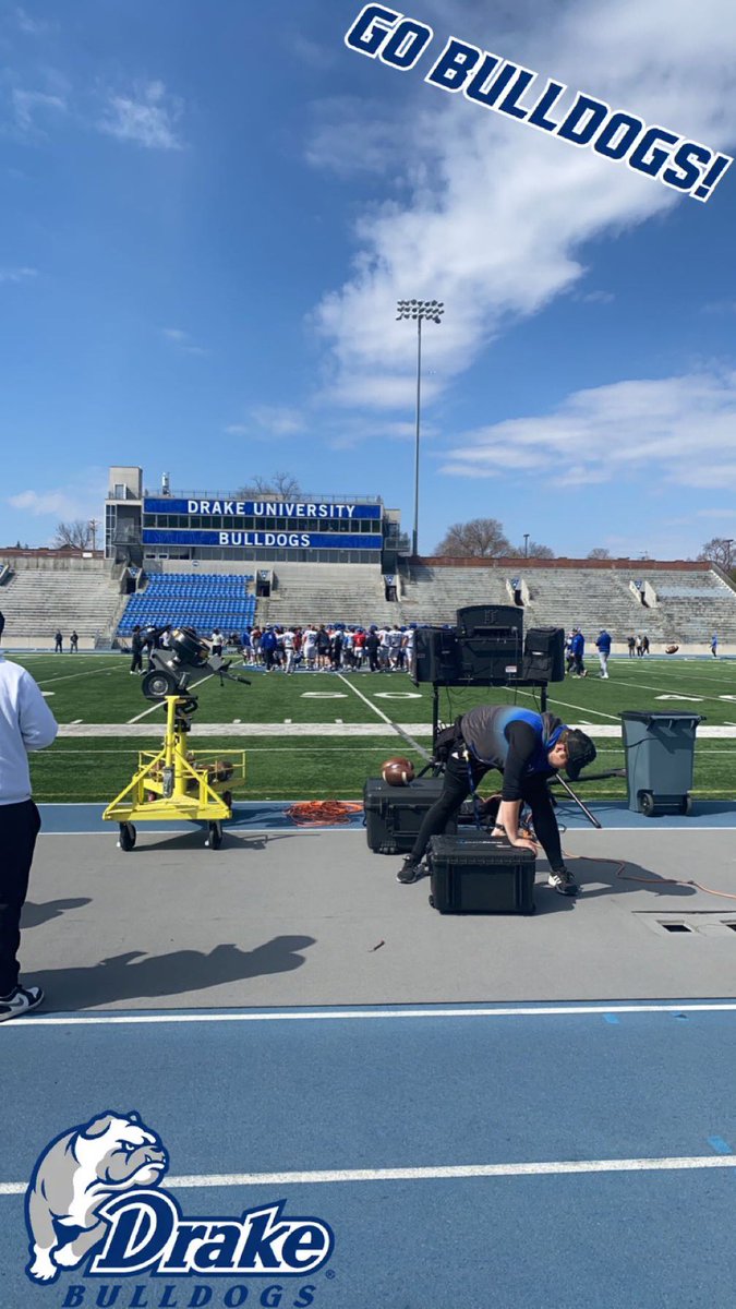 Thank you for the visit on Saturday <a href="/DrakeBulldogsFB/">Drake Football</a> <a href="/WillieCashmore/">Willie Cashmore</a>