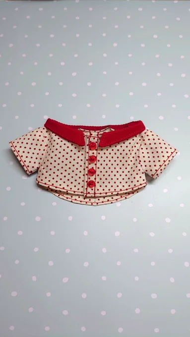 【土偶ぬいのおシャツ】【赤-B】ご希望の方はこちらにリプライお願い致します。※手違い防止のためこちらからは購入者様のみへリプライいたします。ご了承ください※ 