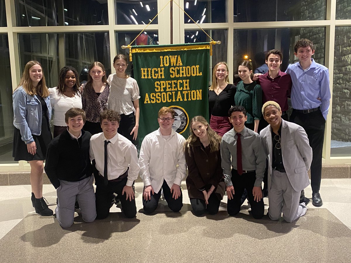 Excited for All-State at UNI today! We’re bringing home the IHSSA IE Sweepstakes Trophy with 18 varsity All-State honors. Our freshmen also earned 5 All-State honors. This marks the 11th consecutive Sweepstakes Award for Dubuque Senior. Proud of these hard-working students!