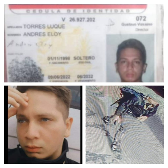 AxiomaReport's tweet photo. Denuncian la desaparición del joven Andrés Eloy Torres Luque. Familiares aseguran que desapareció el 7 de marzo en Caracas cuando se dirigía a denunciar a un exfuncionario del SEBIN por estafa. 
Alarmante incremento de jóvenes desaparecidos en Venezuela. https://t.co/xeFEC1Paia https://t.co/SMsJ1oBTAe
