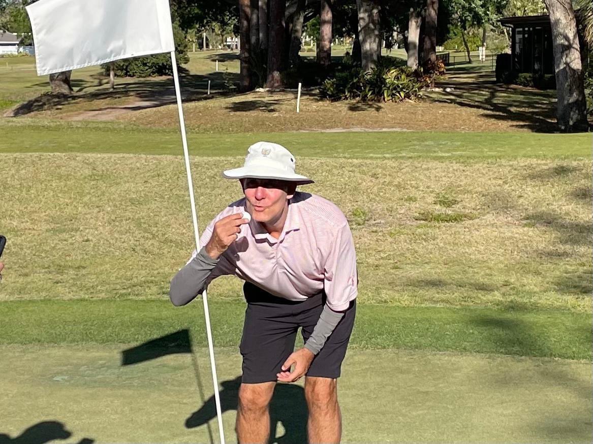 Golftoons's tweet photo. The 2nd career Hole-in-One for one of the @Golftoons founders, Mike Duranko this weekend
No 16 at #PalmsGolfClub at #ForestLakes.
66 yds w/52 wedge
“The ball rolled into the cup like a rabbit.”
Congrats MD
#GolfToons #GolfCartoons #GolfFunny #GolfHumor #SRQgolf #Golf #Ace https://t.co/BVYMBt2my9