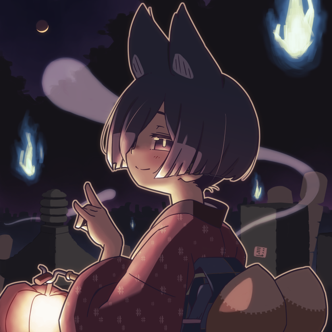 OC doodle菊理 幽鬼モード 