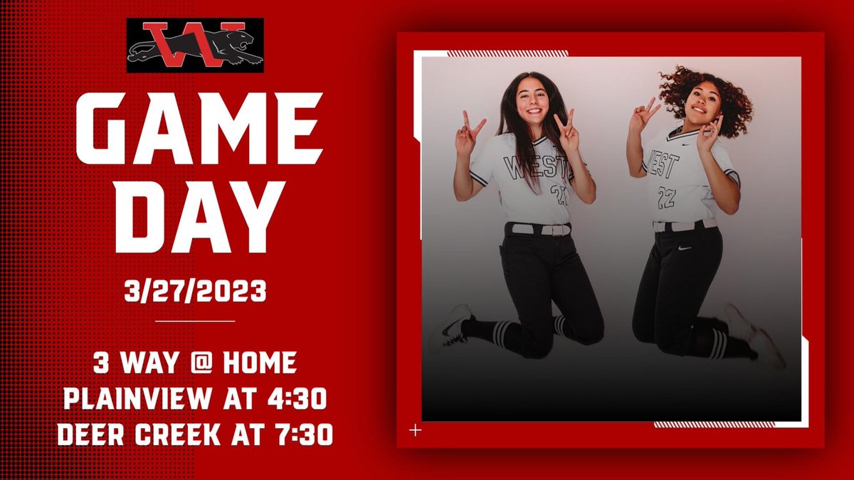 Come out and support! ❤️🖤🤍 <a href="/whsjagathletics/">Westmoore Athletics</a> <a href="/jagsoftball/">Westmoore Fast Pitch</a>