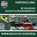 @keepersclinics - @HockeyHBR 10 april 2e paasdag Keepersclinic bij Hockeyclub Barendrecht
Nog een enkele plek vrij!
https://t.co/E7dLbtDXSe https://t.co/3in90g35ZF