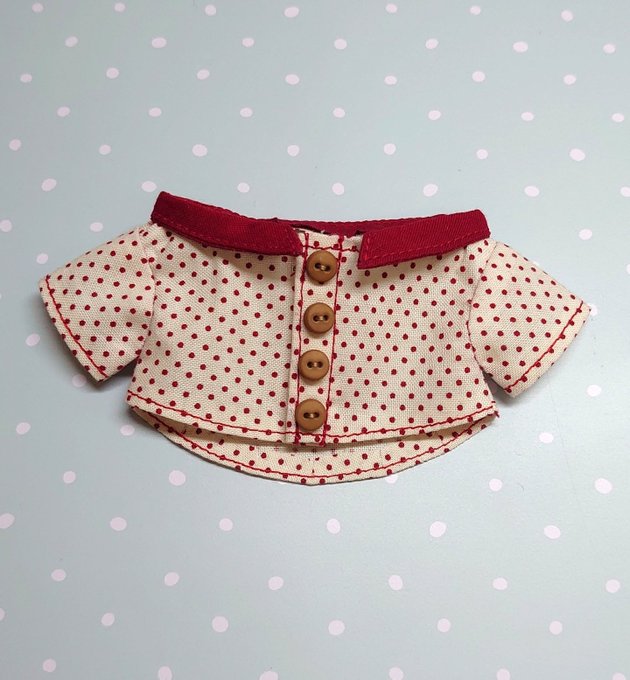 【土偶ぬいのおシャツ】【赤-C】ご希望の方はこちらにリプライお願い致します。※手違い防止のためこちらからは購入者様のみへリプライいたします。ご了承ください※ 