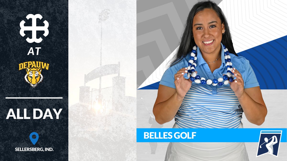 Bust out the birdie beads! Spring golf season begins today at the DePauw Dan Quayle Match Play Invitational.

#GoBelles | #BelleYeah