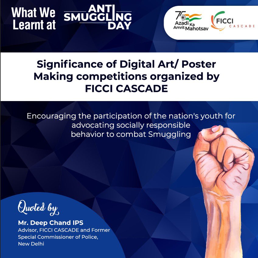 Cascadeglobal's tweet photo. #WhatWeLearnt @ #AntiSmugglingDay 2023!

Youth is one of the most important stakeholders in contributing towards releasing the nation from the clutches of Smuggling. 

The power of youth can help win over Smuggling! https://t.co/CfpyHsMUa4