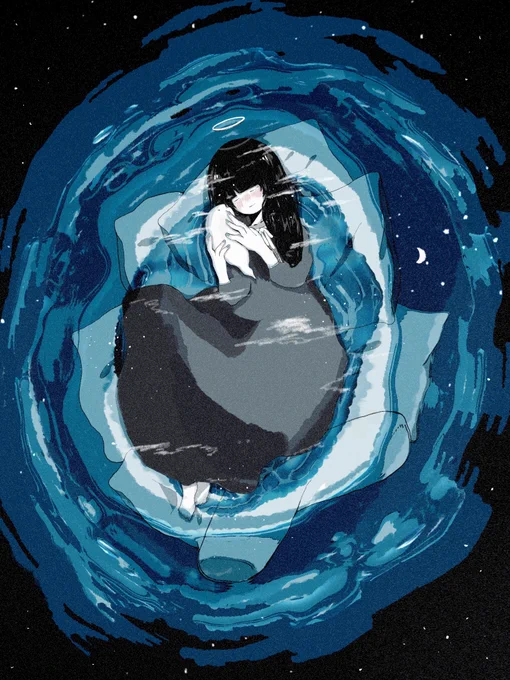 #見た人も無言で何か夜をあげる 