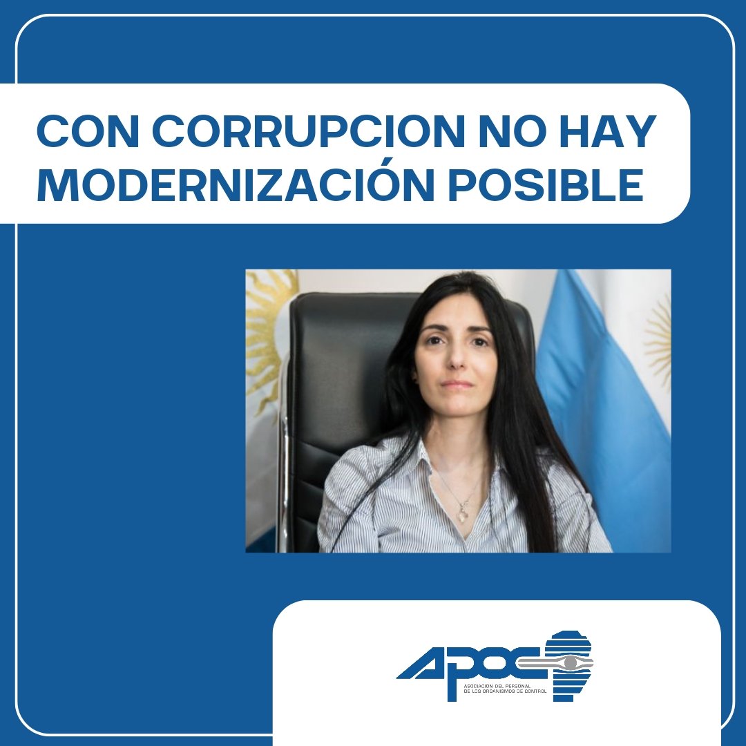 APOCCBA's tweet photo. Con #corrupción no hay #modernizacion posible! https://t.co/R5vI2nW0F3