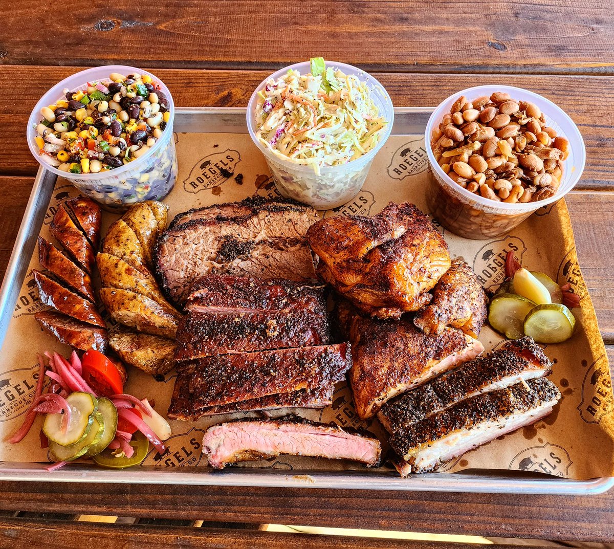 RoegelsBarbecue's tweet photo. When someone says, "Hello," do you think of @lionelrichie or @adele's song? Thanks for playing.
Voss location open 7 days a week.
Katy location is open Tuesday to Sunday. Barbecue on our mind 24 hours a day.
#SmokedLife #BBQLife #HouBBQ https://t.co/jfN0ZtY9Wc