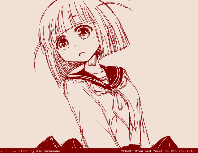 「せえらぁふたり描いてみた#ぼっち・ざ・ろっく #tegaki_dt 」|なかさわけい㌠のイラスト