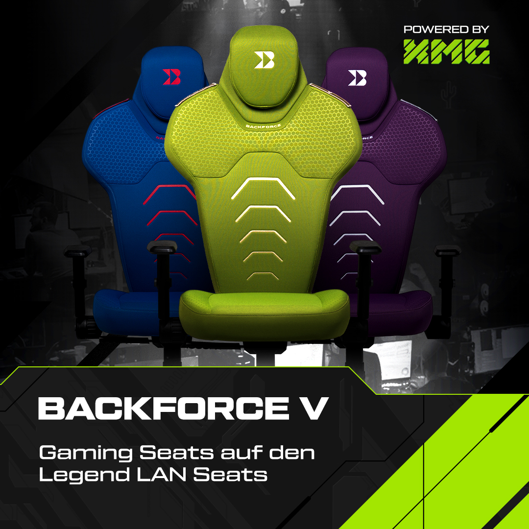 xmg_gg's tweet image. Nimm Platz und dominiere die Lobby auf dem #BACKFORCE V - dem offiziellen Gaming Chair für die Legend LAN Seats powered by #XMG!

Wir sehen uns auf der #CAGGTUSLeipzig vom 13.-16. April 🧐 💚 

#CAGGTUS #Gaming #Leipzig @Backforce_gg 
@caggtusleipzig @leipzigermesse