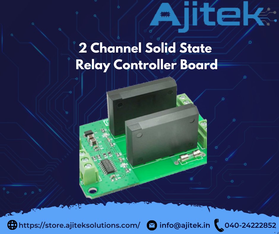 SolutionsAjitek's tweet image. store.ajiteksolutions.com
#storeajiteksolutions #embeddedcomputerproducts #relaymodule #relaymodules #SolidStateRelay #relaycontroller #ajitektechsolution