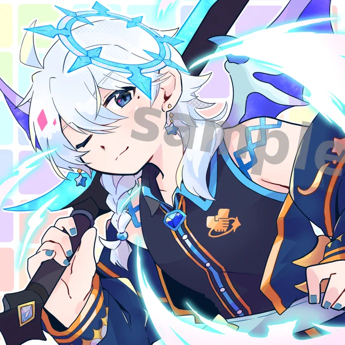 SKebにて友絆リュリュ様を描かせていただきました。リクエストありがとうございました 