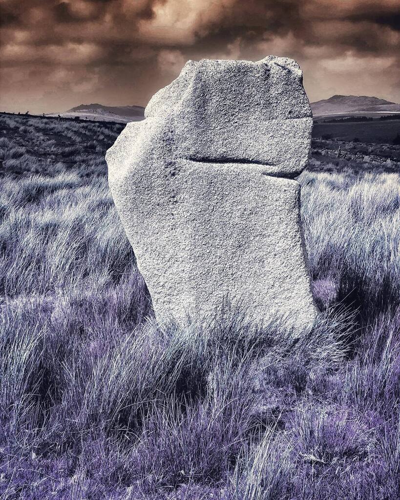 _rexhenry's tweet photo. #stripplestones, #stonecircle, #doubleexposure, #negative, #negativeimage, 
recently reinstated stone circle. hawks tor. https://t.co/5trdOid8EQ https://t.co/XZvc3Bya6d