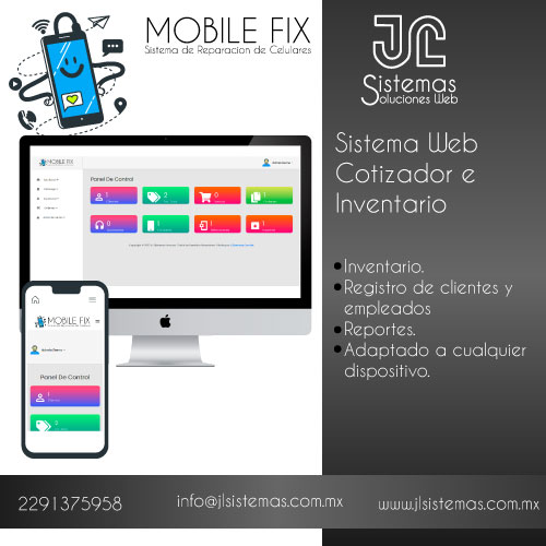 jlsistema's tweet photo. Sistema para técnicos en reparación de celulares $55
Demo : https://t.co/veayRDuSSz
usuario: admin
clave: demo123
ℹ️ SI DESEAS ADQUIRIR AL WHATSAPP CLICK 👇🏻
📱+52 2291375958📱
https://t.co/uAmmJwy9ud
➖➖➖➖➖➖➖➖➖➖➖➖
#sistemaweb #pymes #negocios #lunes https://t.co/KOQF4cuuLf