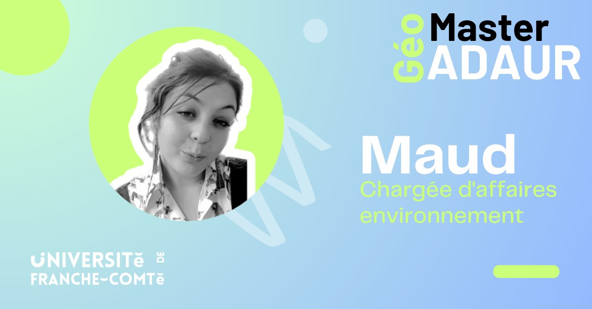 🎓 Aujourd'hui on vous présente Maud, diplômée du master GEO ADAUR qui partage son parcours et son expérience en tant que chargée d'affaires environnement. 🦎🐝
linkedin.com/posts/xavier-g…