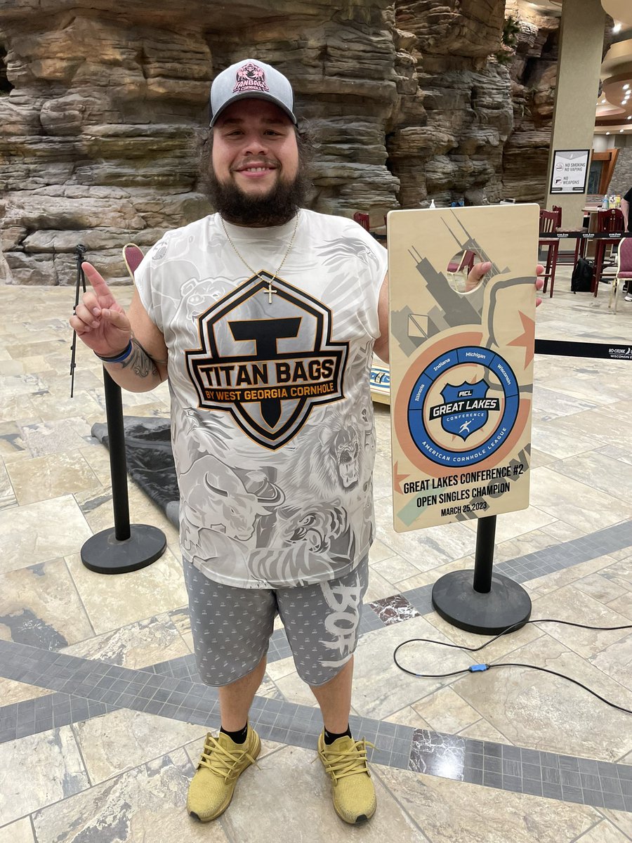 Bernacet219's tweet image. Back to back Great Lakes Conference Open Singles Champion! 🔥🔥