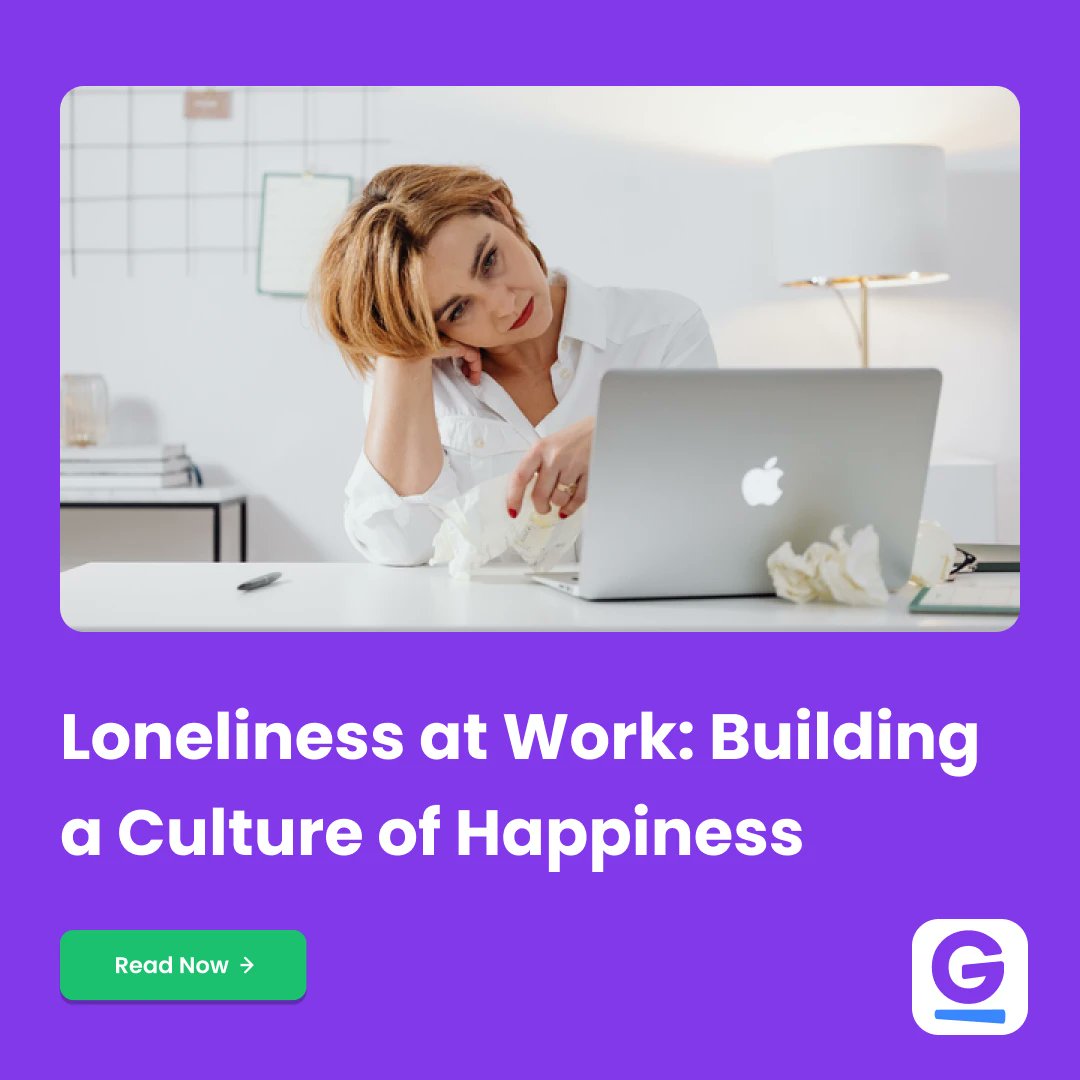 GuulGames's tweet photo. 👀 Workplace loneliness is a growing problem, but there are strategies you can use to build a culture of happiness in your workplace. https://t.co/XEZ4JJQFms
