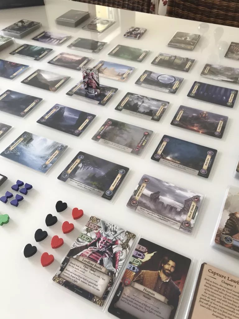 A_deck_of_51's tweet photo. This is a wonderful land… Whether you're peering through the gloom or cloaked in shadows, either of these excellent titles will let the light in. #boardgames #kilforth @Ninjadorg https://t.co/IgpaNQCOsE