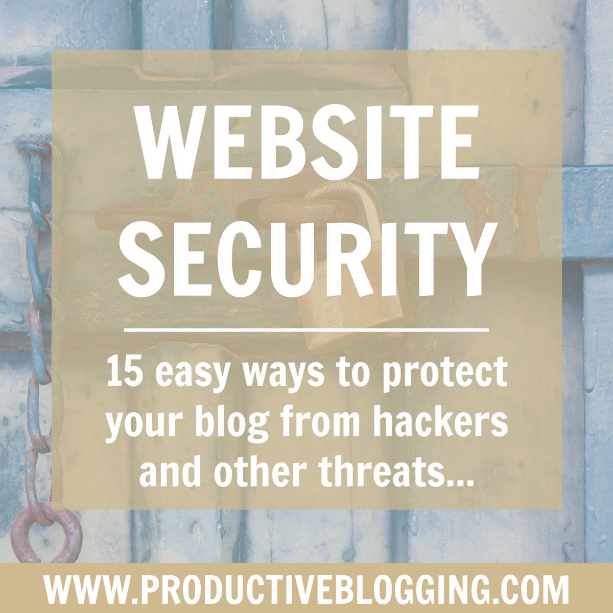 EbGargano's tweet image. How safe is your blog? Have you taken steps to ensure your website is protected in case the worst happens? Here are 15 easy ways to protect your blog from hackers and other threats =>  bit.ly/2zyPQPV
. 
#websitesecurity #blogsecurity #productiveblogging