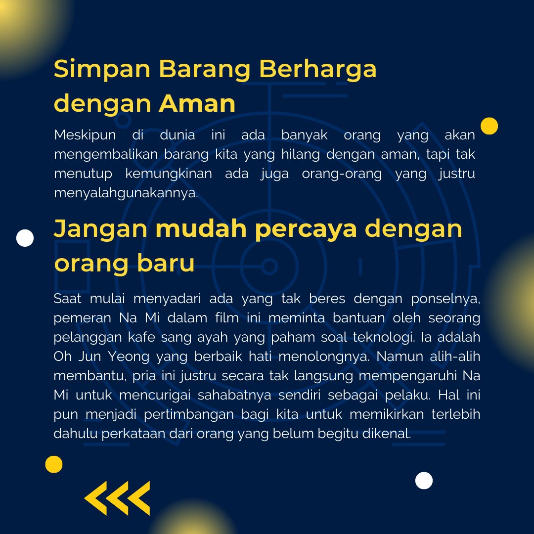 kppnsidikalang's tweet photo. Selamat malam #SobatInTress
Keamanan data informasi pada teknologi komunikasi khususnya pada telepon genggam memang menjadi hal yang penting namun juga masih diremehkan oleh sebagian besar orang. Hal ini dapat menjadi 'celah' bagi suatu oknum untuk menyalahgunakan informasi https://t.co/6UiqS9a4oD