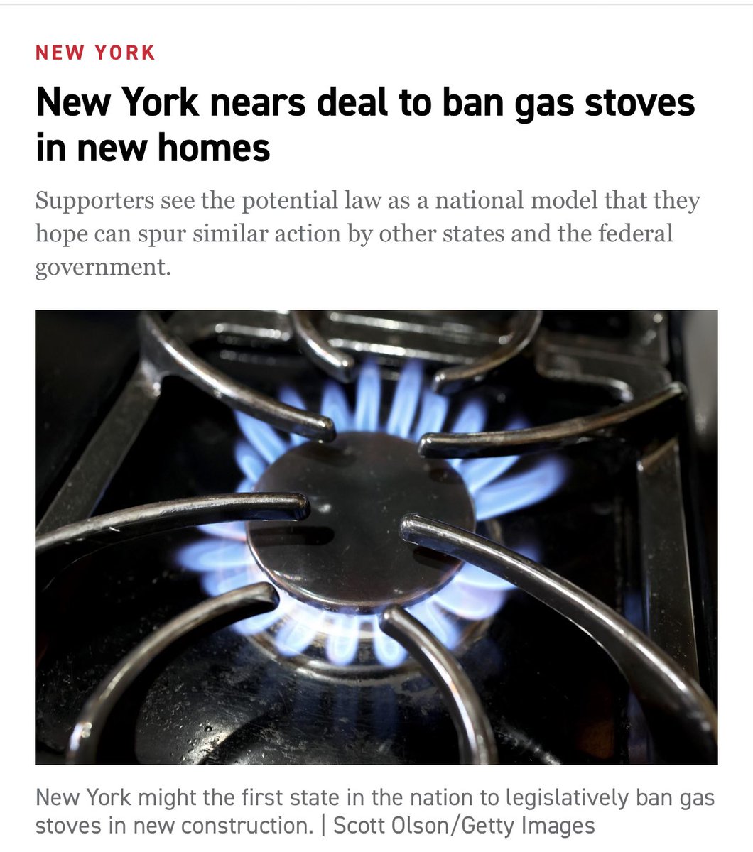 Democrats: “Republicans are crazy, we don’t actually want to ban gas stoves. 

Also Democrats: “Just kidding.”