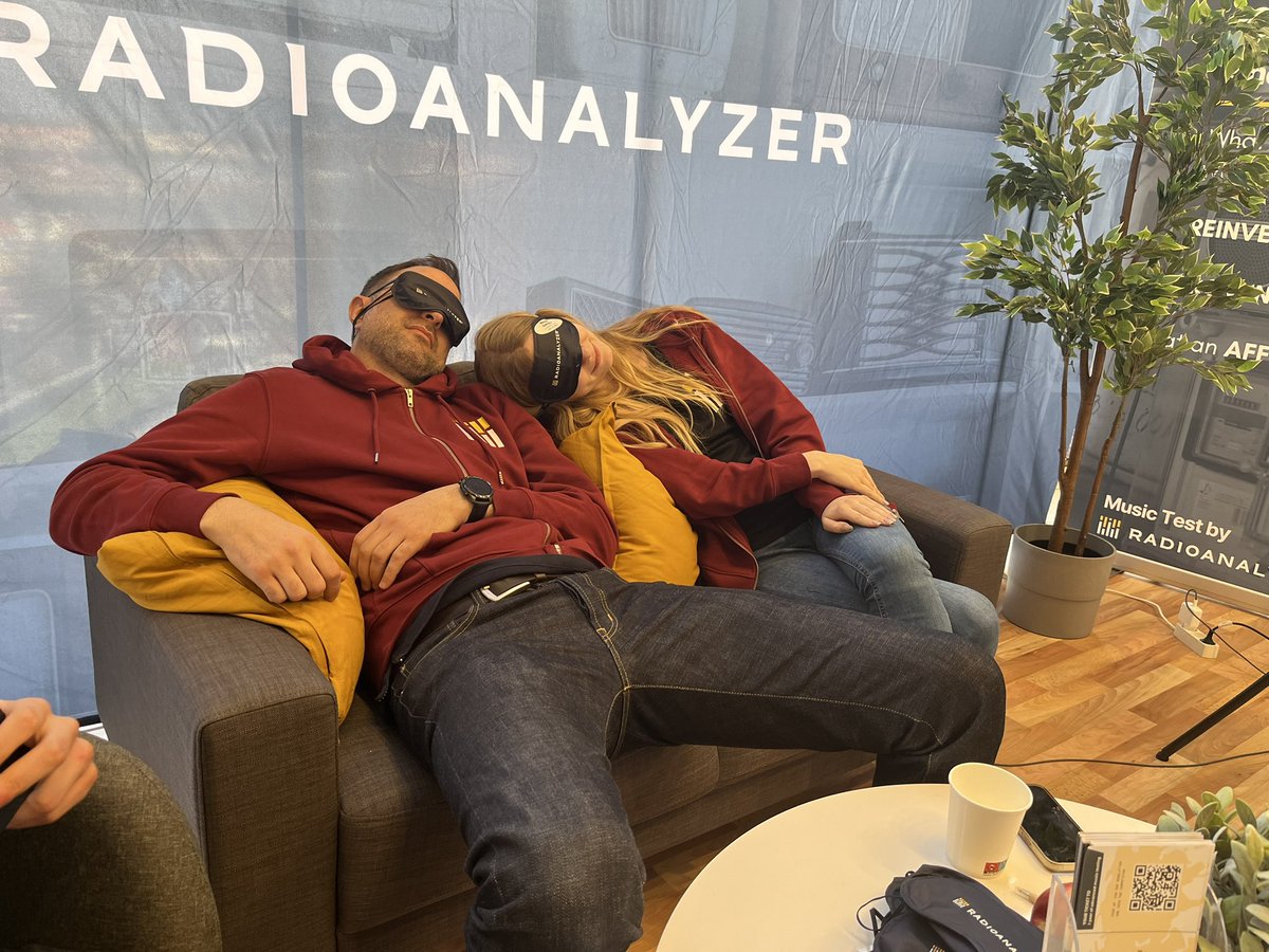 RadioAnalyzer's tweet image. Giving away sleeping masks at our #RD223 stand has backfired. 👀😴

We have more. Come get yours so we can show you how our system works for you while you sleep. ✔️