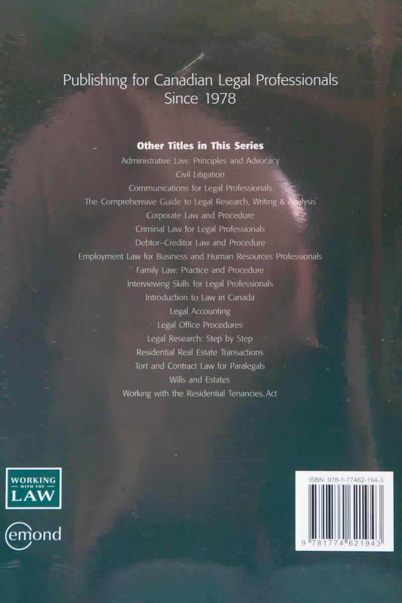 WilsonLafleur09's tweet photo. Nouveauté en librairie:
Rules of Evidence: A Practical Approach
3rd Edition
Auteur(s) : Gulycz, Michael; Kelly, Mary Ann
Éditeur : @EmondPublishing
Année : 2023
Nombre de pages : 334
ISBN : 978-1-77462-194-3
https://t.co/oHMgQgzdAX
#librairiewilsonlafleur #RulesOfEvidence https://t.co/owu7UPKNsI