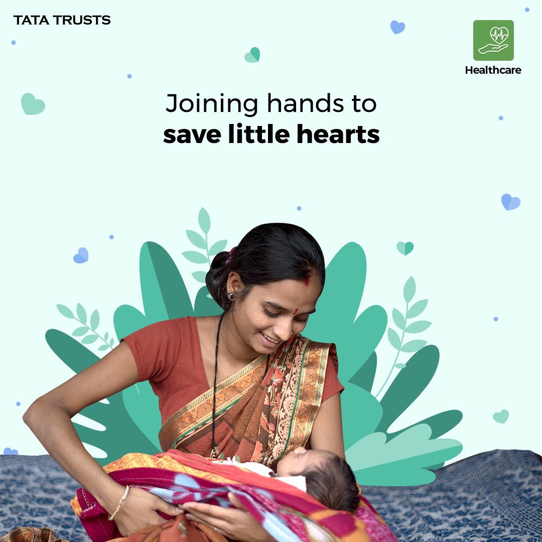 tatatrusts's tweet photo. Chirayu Chhattisgarh Initiative is a Tata Trusts' endeavor to reduce the Infant and #ChildMortalityRate In Chhattisgarh. In partnership with Sathya Sai Sanjivani Hospital Raipur, the initiative aimed to detect #CongenitalHeartDisease in newborns through early screening. https://t.co/n9aEw1qIrd