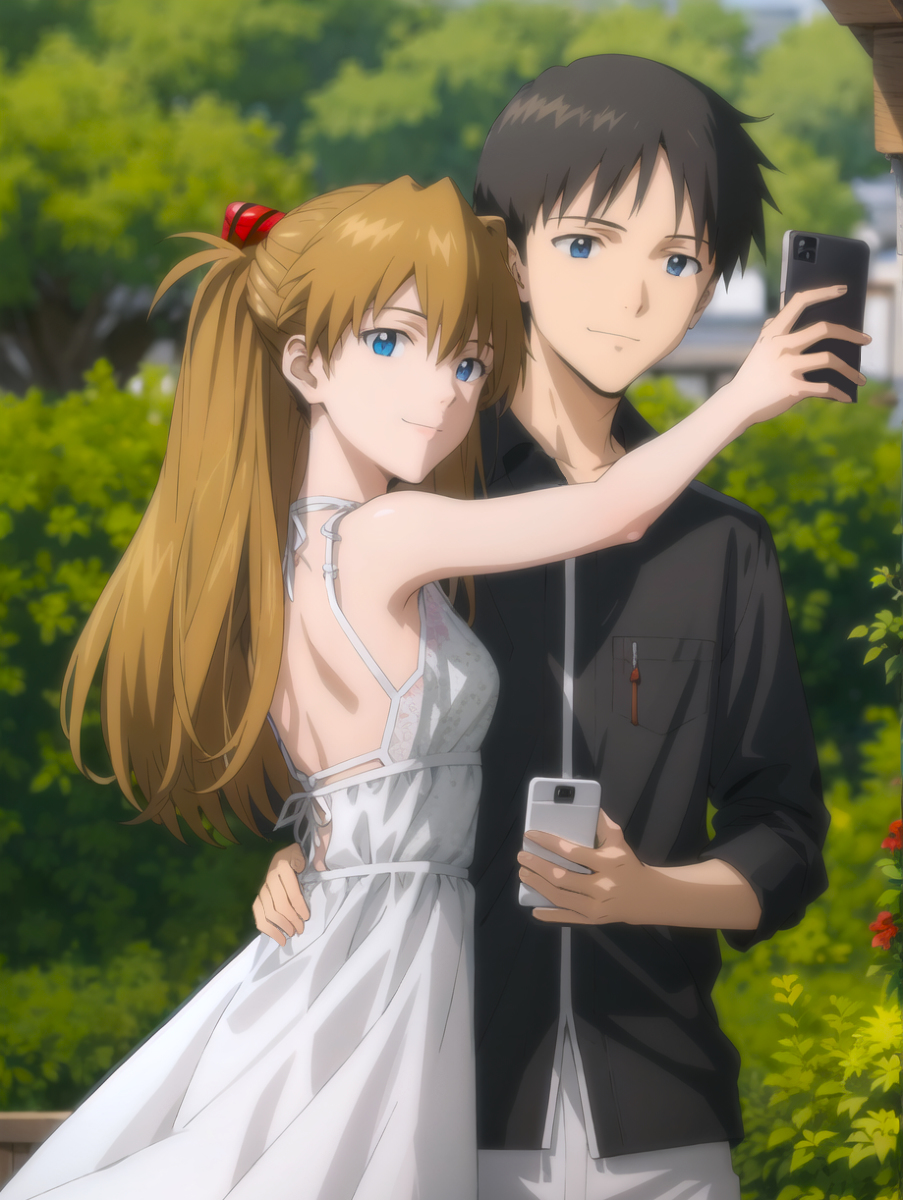 MagAI_System's tweet image. Asuka &amp;amp; Shinji (rebuild) #AI #AIart #エヴァンゲリオン #Evangelion #惣流・アスカ・ラングレー #Asuka #碇シンジ #Shinji pixiv.net/artworks/10661…