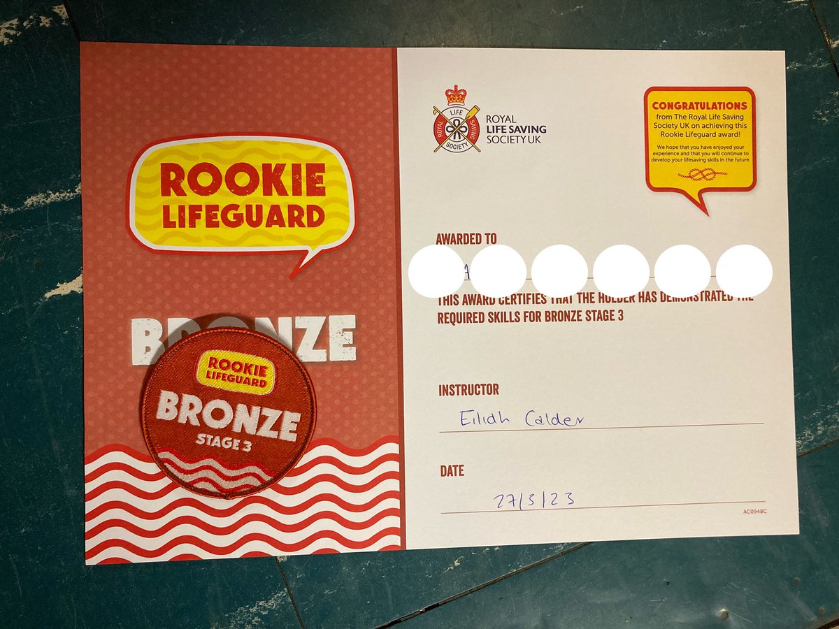 Great to be able to award my first Rookie Lifeguard certificate today! Well done to the S3 Sports Coaching class who worked hard developing their water safety and lifesaving skills #rookielifeguard <a href="/RLSSUK/">Royal Life Saving Society UK - RLSS UK</a> <a href="/DoonAcad/">Doon Academy</a>