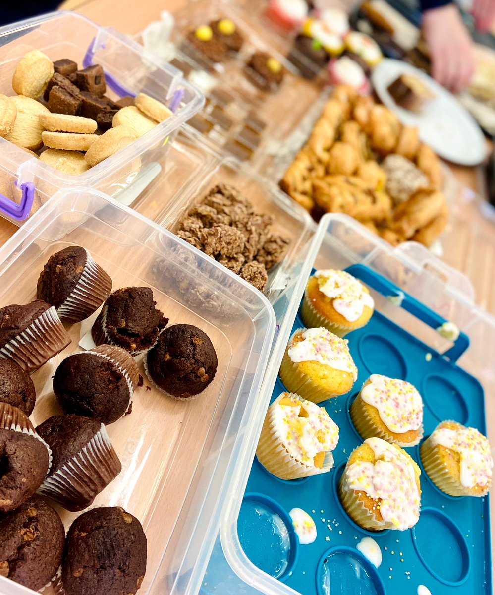 WatersideAcad's tweet photo. We are enjoying celebrating charities week! Check out the break time bake sale! #cakes #bakesale #charitiesweek https://t.co/GbEd0T2Xzm