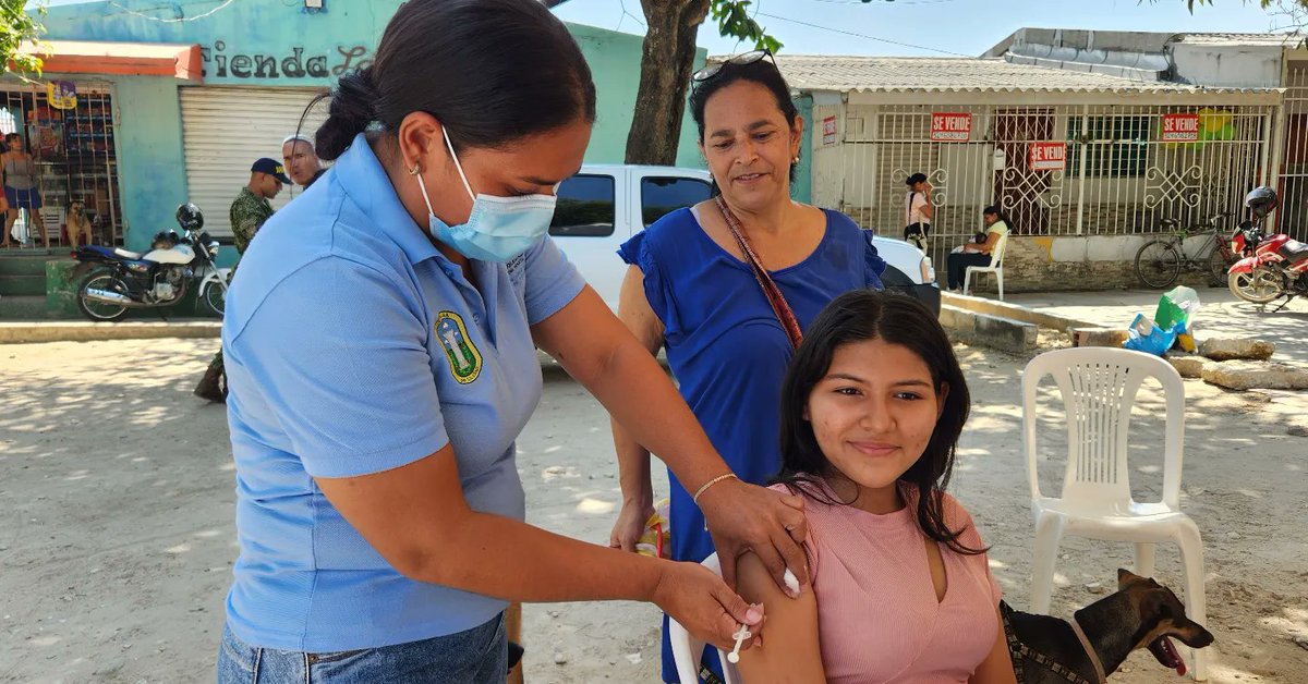 Soledad superó las metas aplicando 493 dosis contra el Virus del Papiloma Humano durante la jornada  conmemorativa del sábado de la lucha contra el cáncer de Cérvix. Organizada por la Alcaldía municipal de Soledad a través de la Secretaría de Salud y el Hospital Materno Infantil.