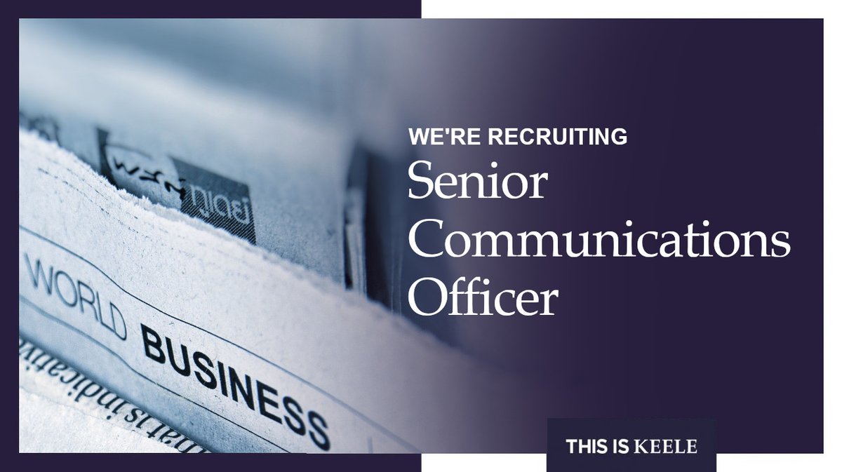 Keele Comms & Brand tweet media