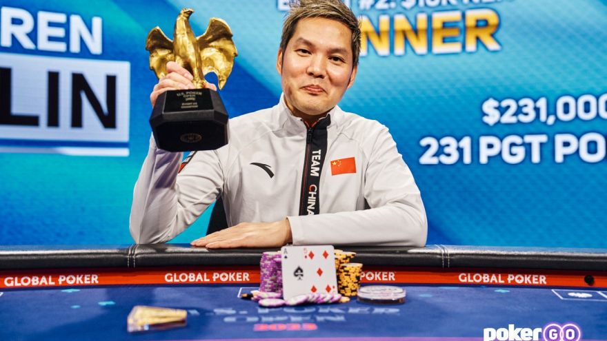 highstakesdb's tweet photo. 🏆 Ren Lin Continues 2023 Heater with US Poker Open Win worth $231,000.

🇺🇸 Ren Lin took down event 2 of the US Poker Open, pocketing $231,000 and confirming his place as one of the breakout players of the year!

 👀 https://t.co/cvn6hYmWFL

#Poker #LivePoker #USPokerOpen https://t.co/KZQ0d4qUS9