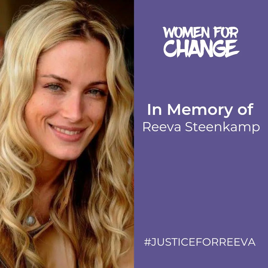 We are standing with the Steenkamps and we oppose the parole application of Oscar Pistorius, as he has failed to admit his guilt or show any remorse for the murder of Reeva. In order to advance change in our society, we need to hold perpetrators accountable. #JusticeForReeva