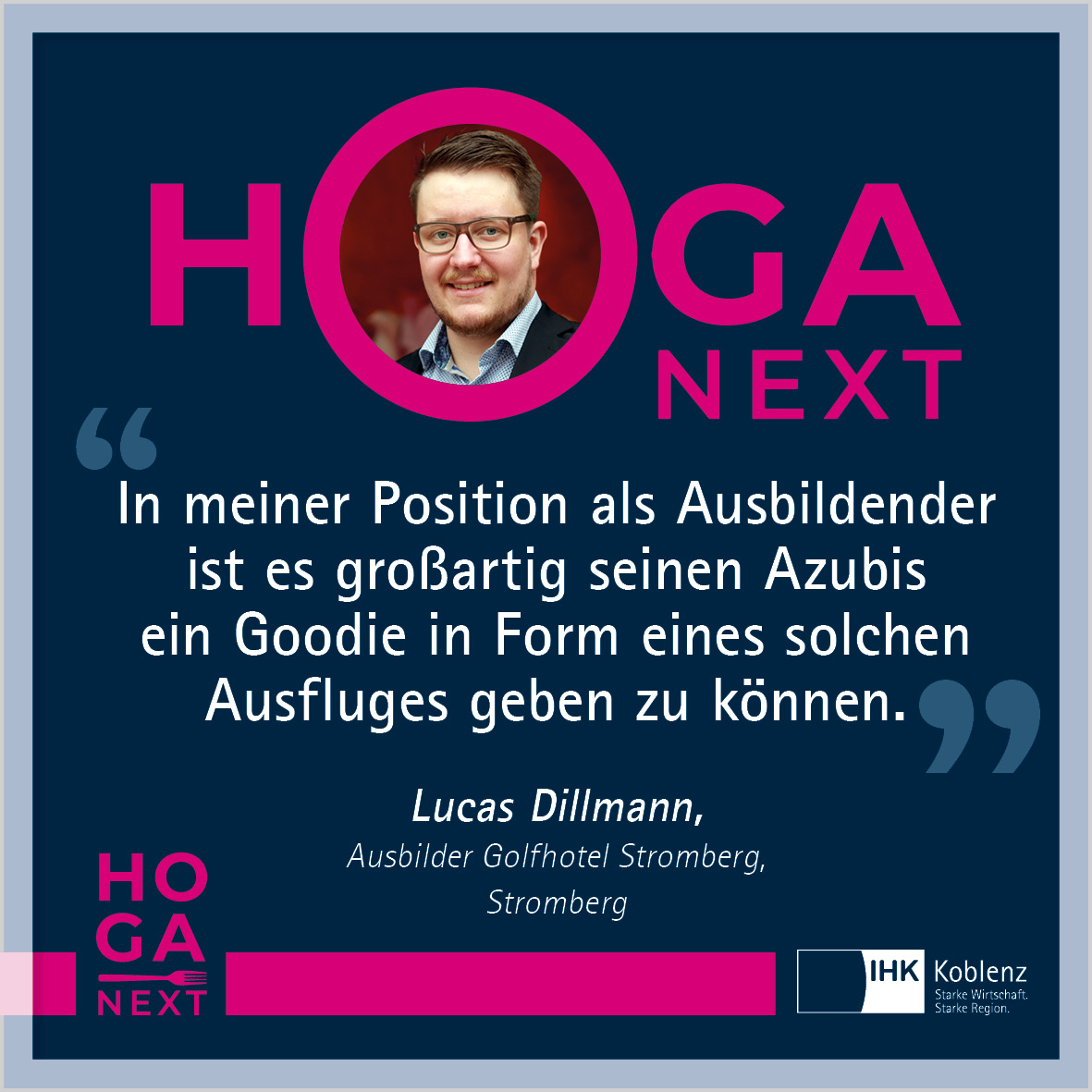 ihkkoblenz's tweet photo. Zum Portfolio regionaler #Ausbildungskonzepte der Mitgliedsunternehmen gehören Veranstaltungen wie #Workshops und #Exkursionen für HoGa-Azubis.👨🍳 👩🍳
Mehr: https://t.co/EbcsaRKyAL
#IHKKoblenz #GemeinsamAusbilden #GemeinsamDurchstarten #landundgolfhotelstromberg #BGZ https://t.co/tUXPgpEd1K