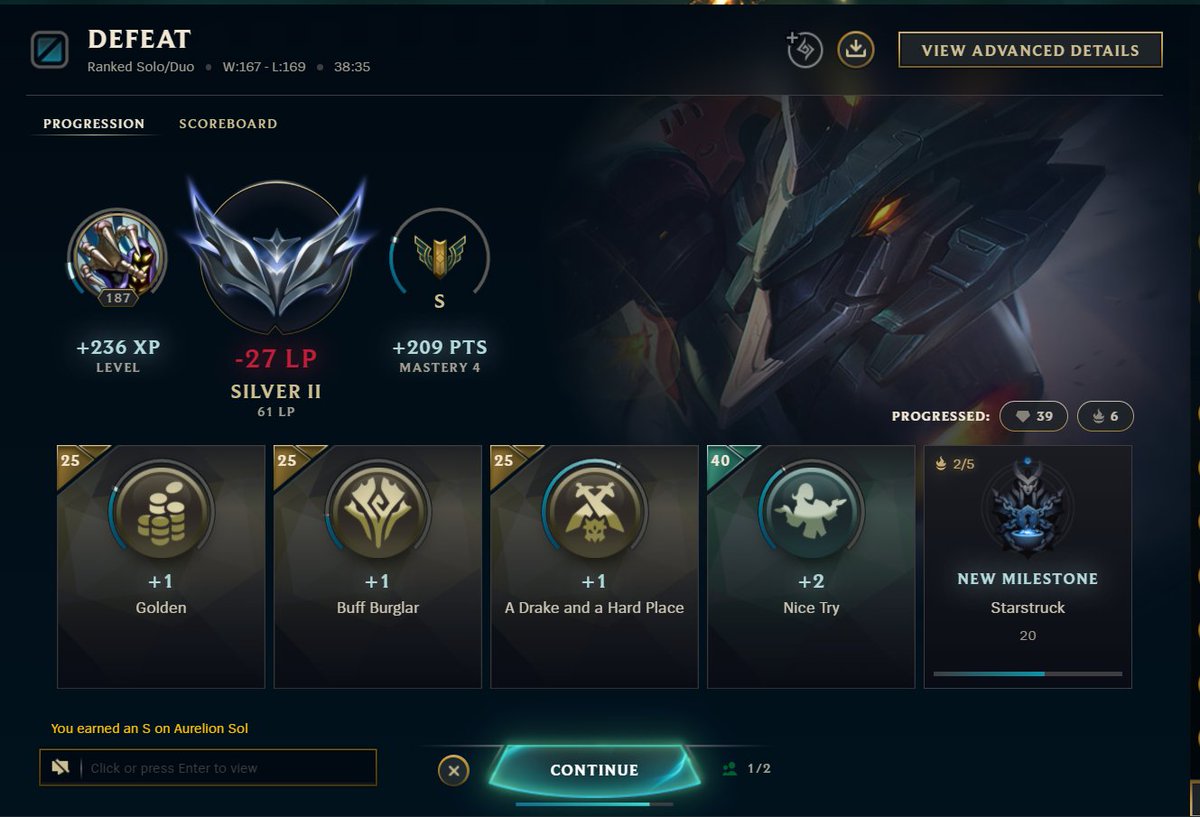 GagoMah's tweet photo. I love losing 27lp in silver and winning 21lp https://t.co/RMY493XnCz