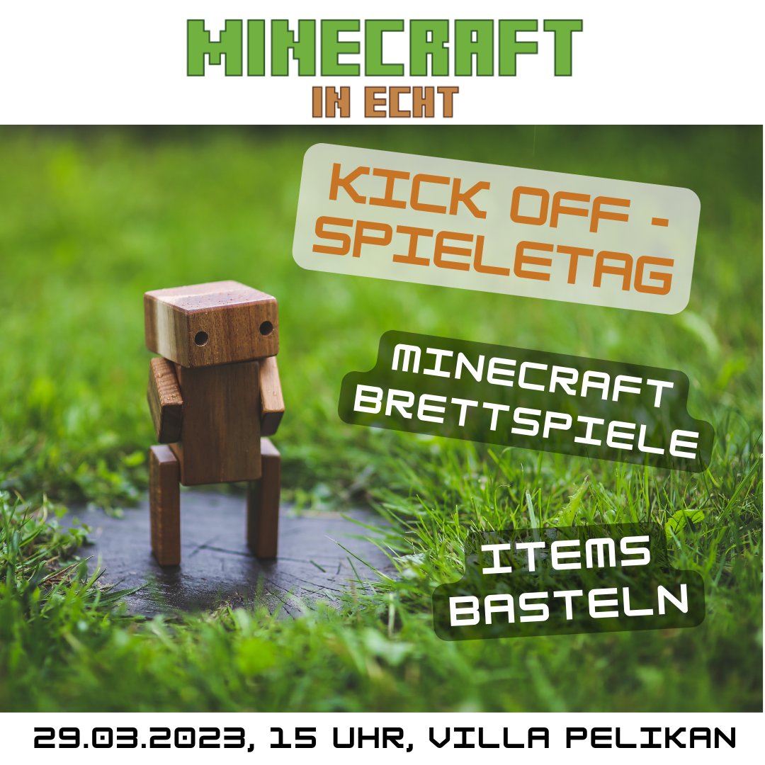 Am Mittwoch machen wir einen Kick-off Spieletag, um uns schonmal für das #Minecraft Ferienangebot warm zu spielen. Wir spielen Minecraft Brettspiele und basteln kleine Tränke aus dem Spiel nach.  Los gehts um 15 Uhr. Kommt einfach vorbei! #edurpg #edularp #twlz #games #gaming