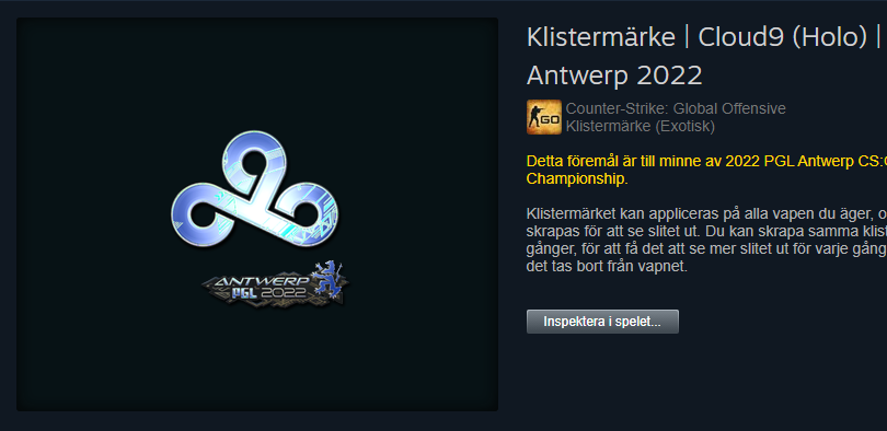 realgleff's tweet photo. Notable benchmarks for different stickers I own. All prices are on Steam market! MOUZ hit 130 euro, Cloud9 hit 50 euro, G2 soon on 20 euro, and with the Intel Grand Slam Twistzz is up on 45 euro from 25 euro the day before Faze win yesterday! #csgo #csgostickers https://t.co/LZKG67QYqF