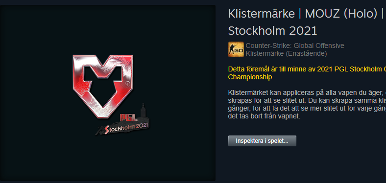 realgleff's tweet photo. Notable benchmarks for different stickers I own. All prices are on Steam market! MOUZ hit 130 euro, Cloud9 hit 50 euro, G2 soon on 20 euro, and with the Intel Grand Slam Twistzz is up on 45 euro from 25 euro the day before Faze win yesterday! #csgo #csgostickers https://t.co/LZKG67QYqF