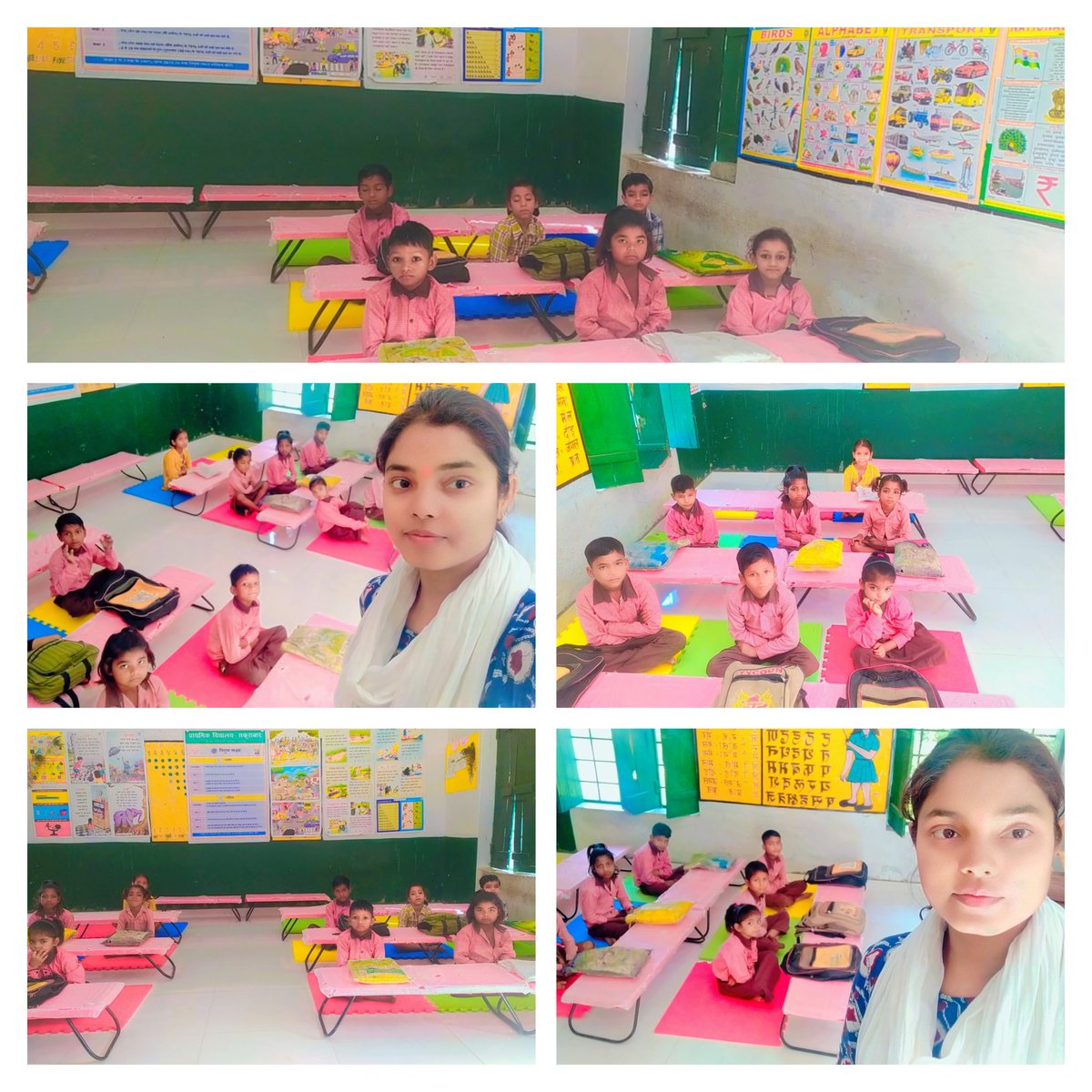 School me Furniture aane ki khushi....❣️
#बालवाटिका
#निपुण_भारत
#SchoolReadiness
#UPBasicEducationModel